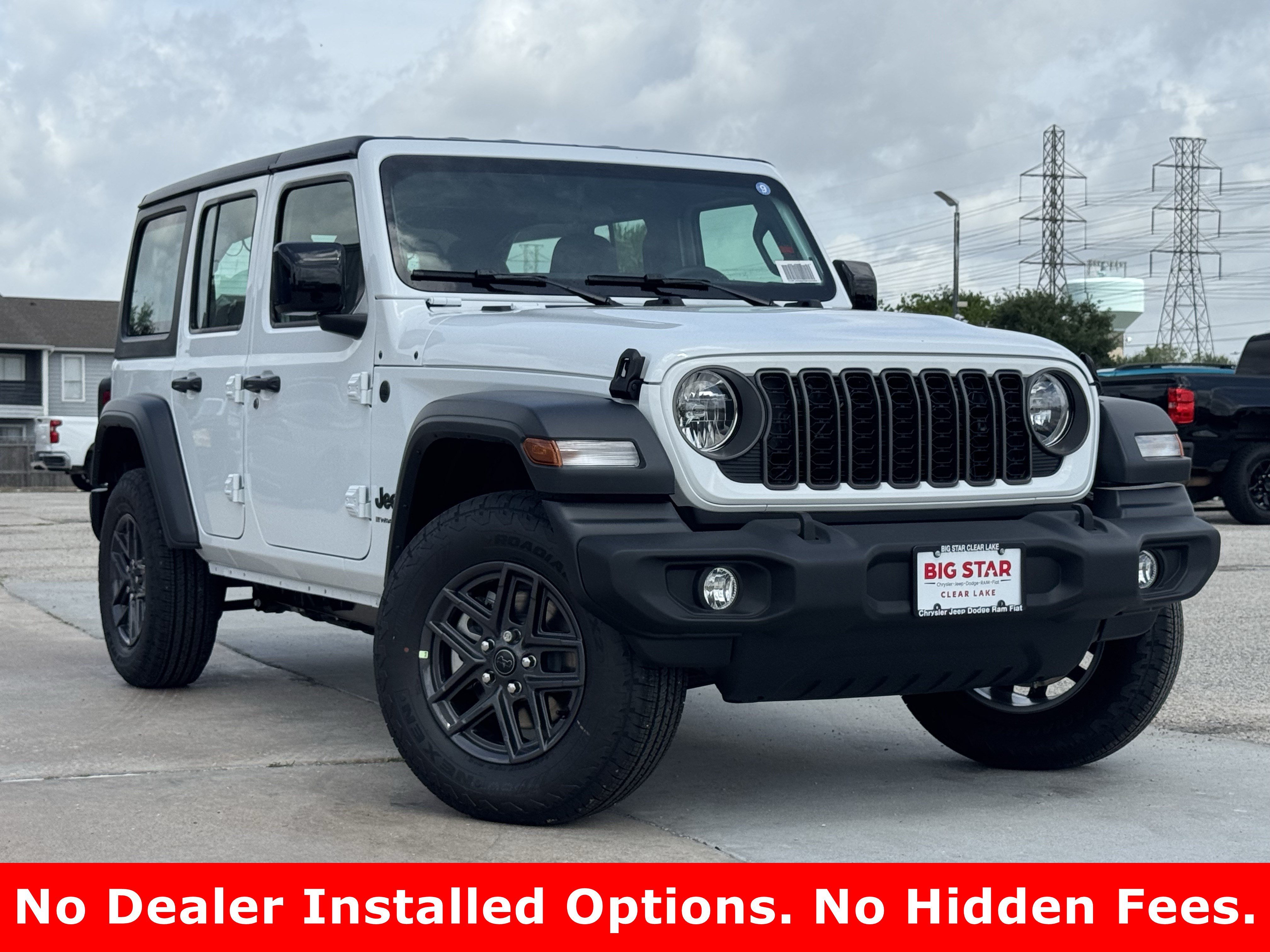 New 2026 Bright White Clearcoat Jeep Sport image 2