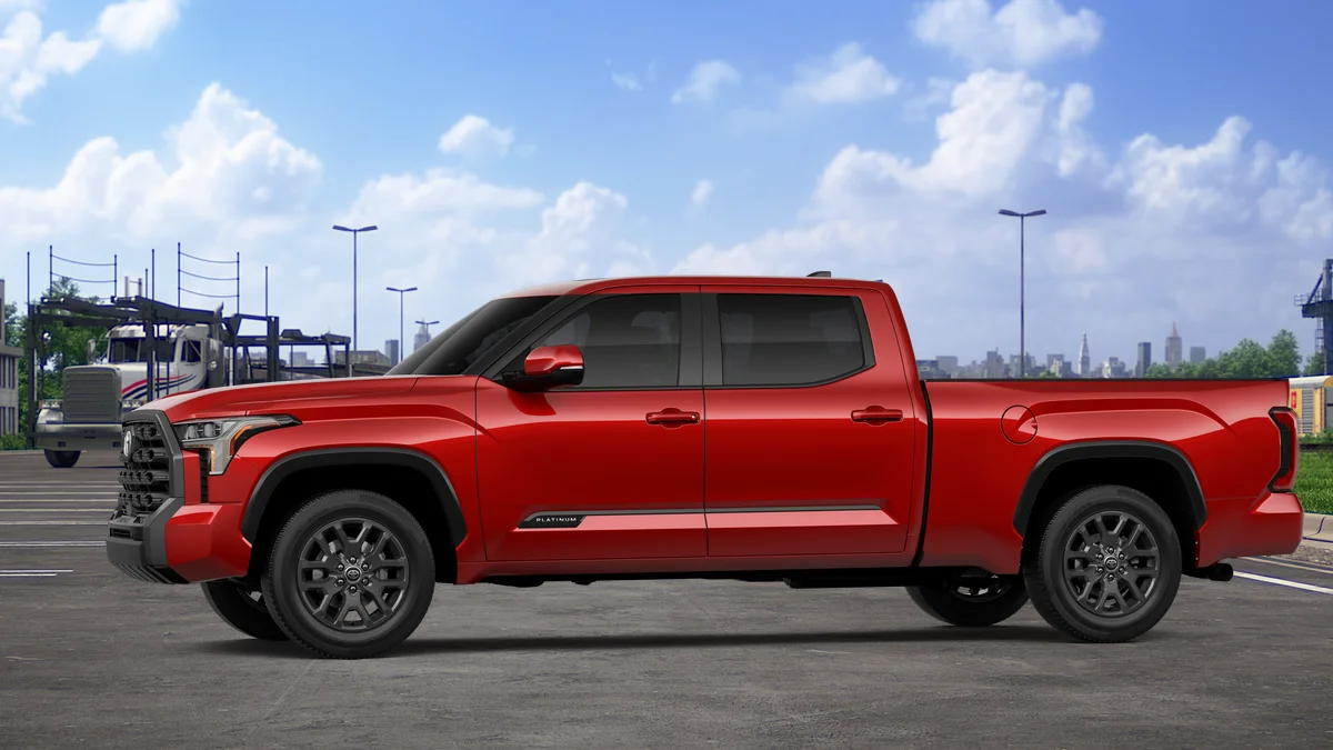 New 2026 Supersonic Red Toyota Platinum image 3