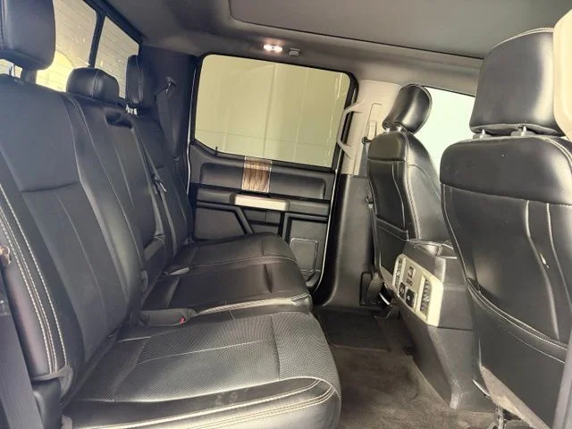 Used 2018 White Platinum Clearcoat Metallic Ford Lariat image 46