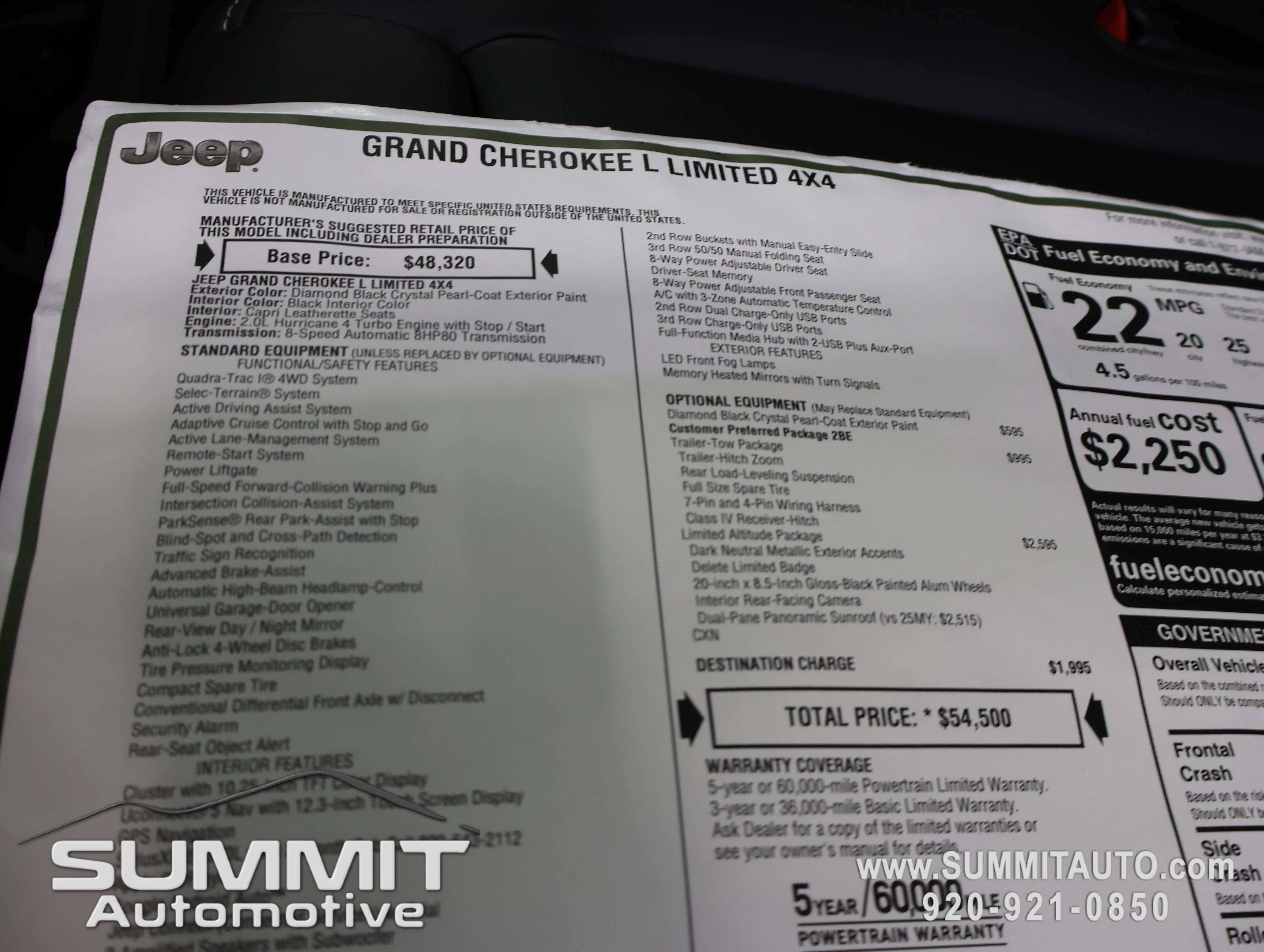 New 2026 Diamond Black Crystal Pearl-Coat Exterior Paint Jeep Limited image 40