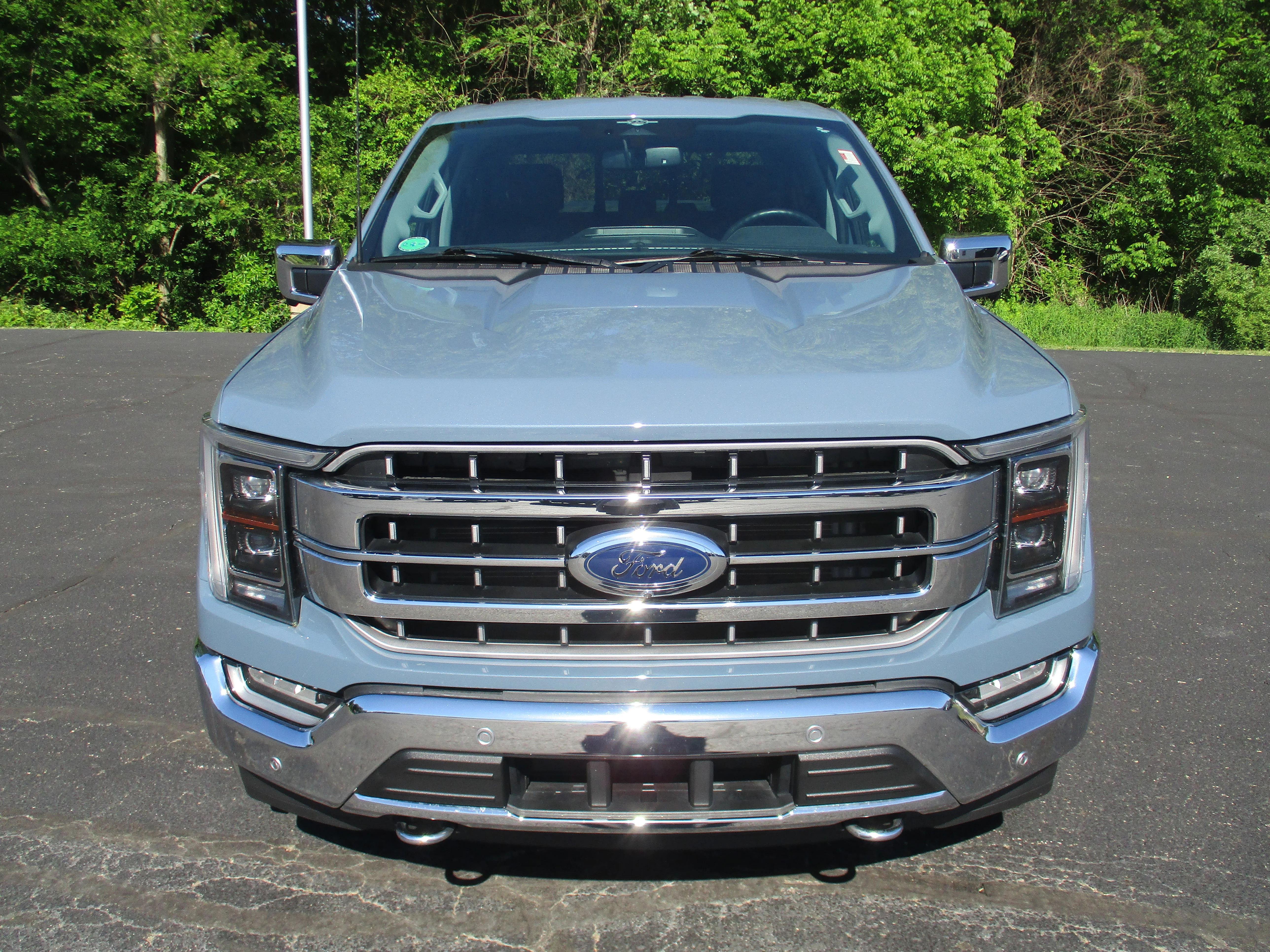 Used 2023 Azure Gray Metallic Tri-Coat Ford LARIAT image 5