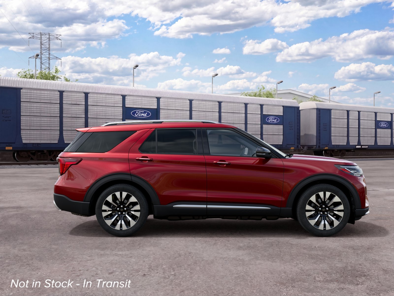 New 2027 Ruby Red Metallic Tinted Clearcoat Ford Platinum™ image 5