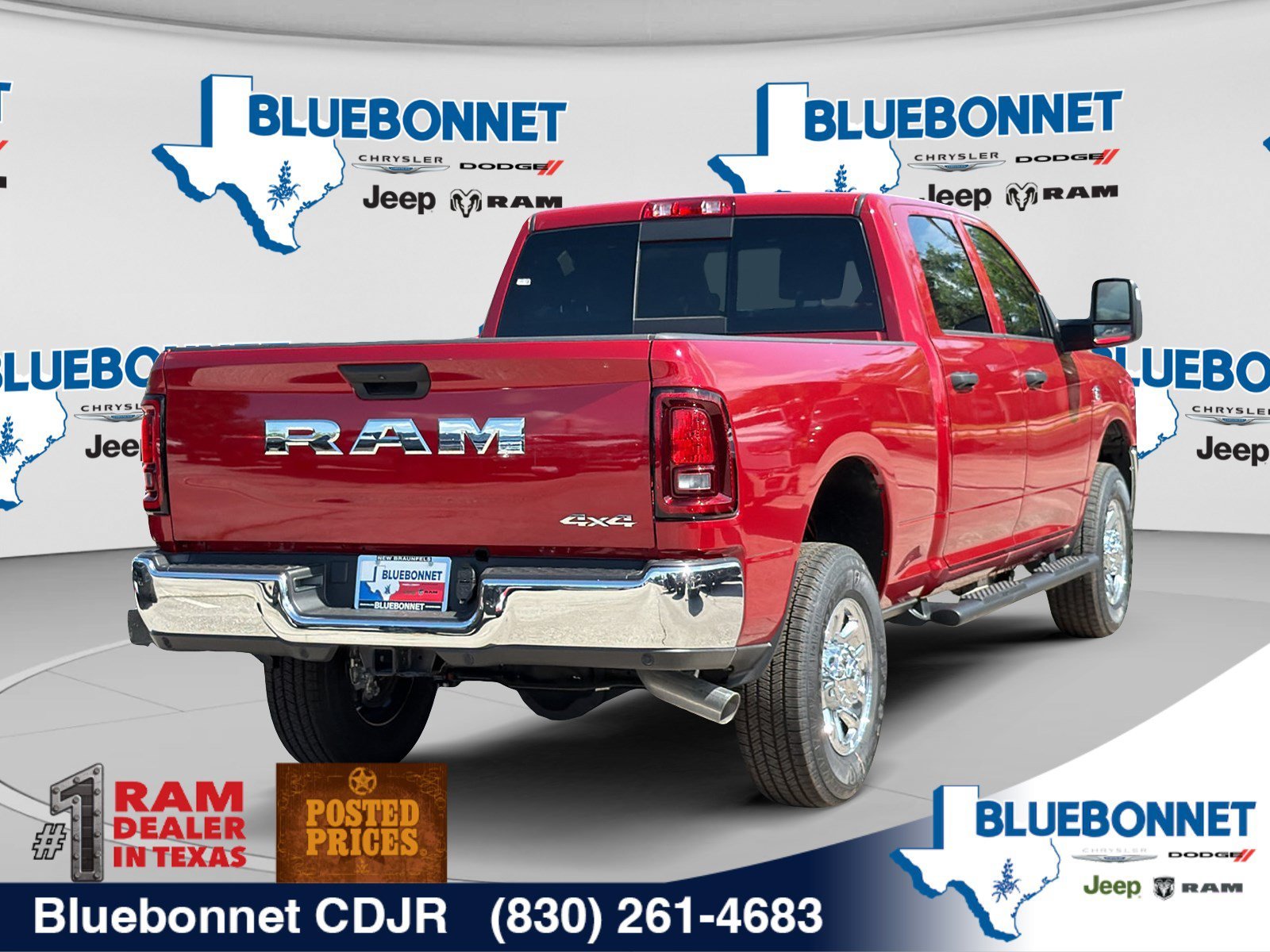 New 2026 Molten Red Pearl-Coat Exterior Paint RAM Tradesman image 5