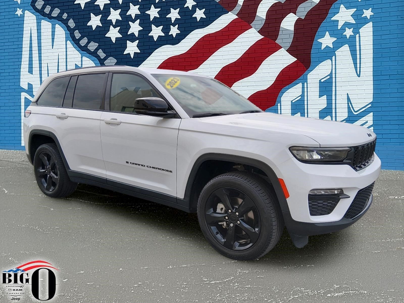Certified Used 2023 Bright White Clear Coat Jeep Limited image 1