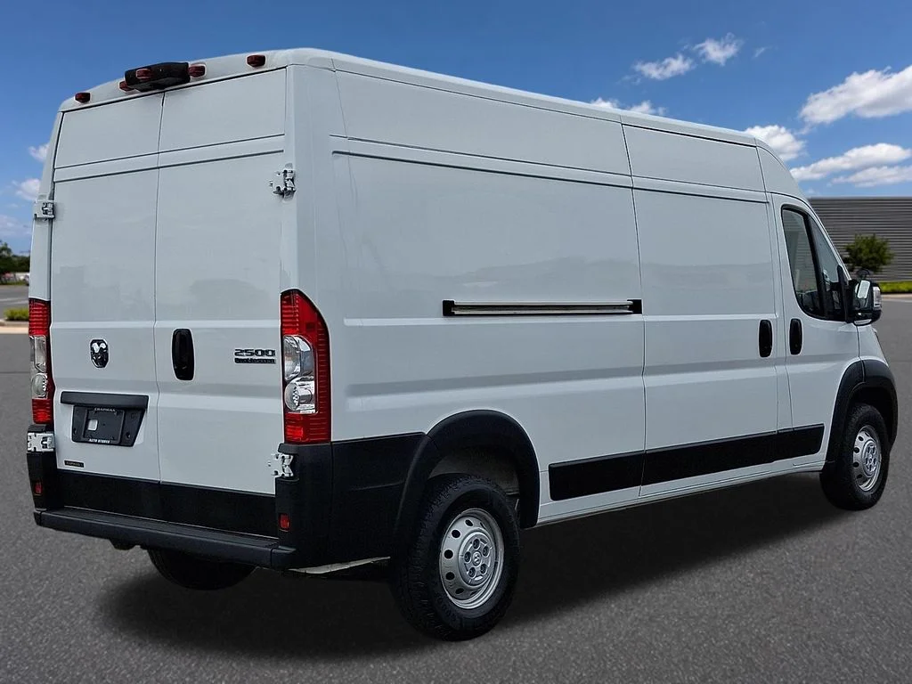 Used 2025 Bright White Clearcoat Ram High Roof image 6