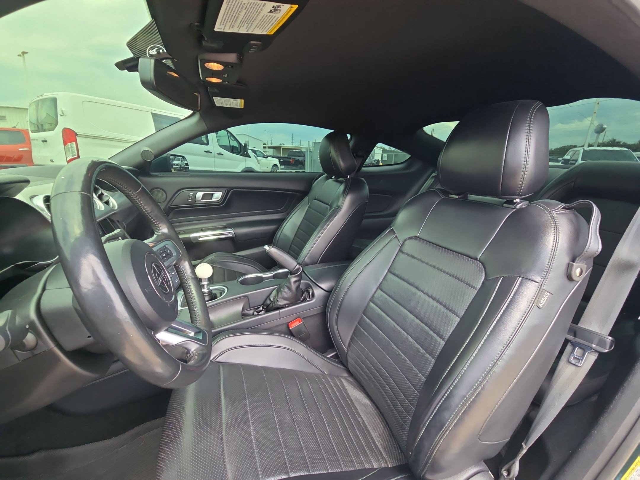 Used 2019 Dark Highland Green Metallic Ford Bullitt image 13