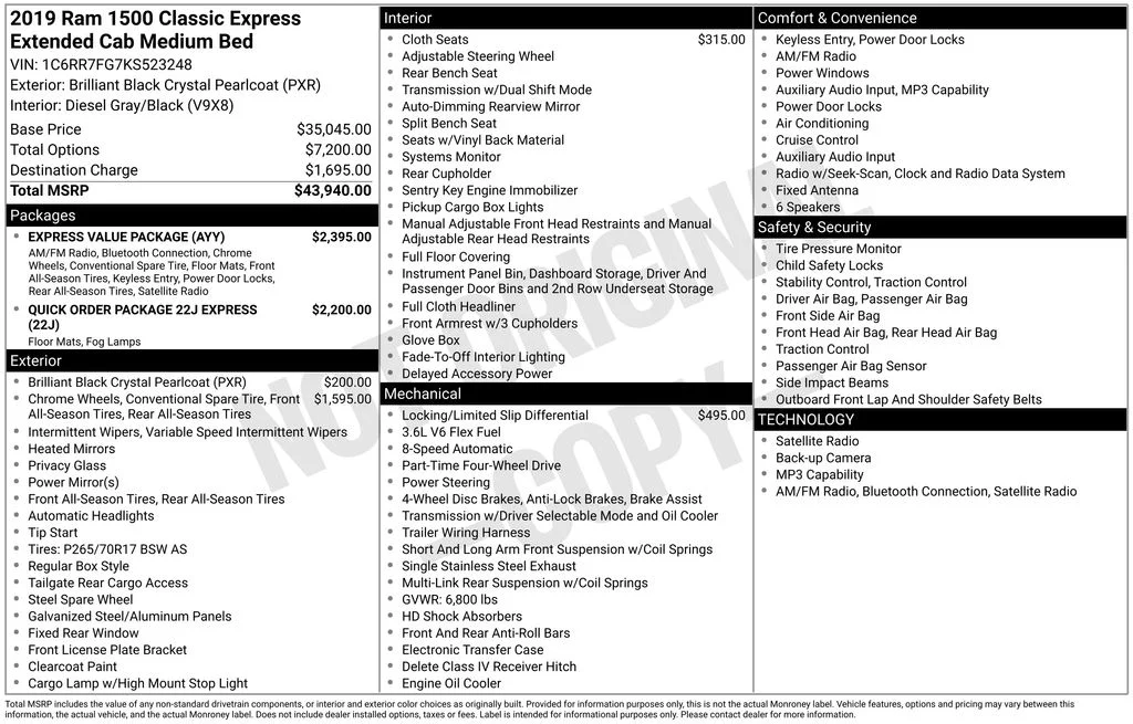 Used 2019 Black Ram Express image 3
