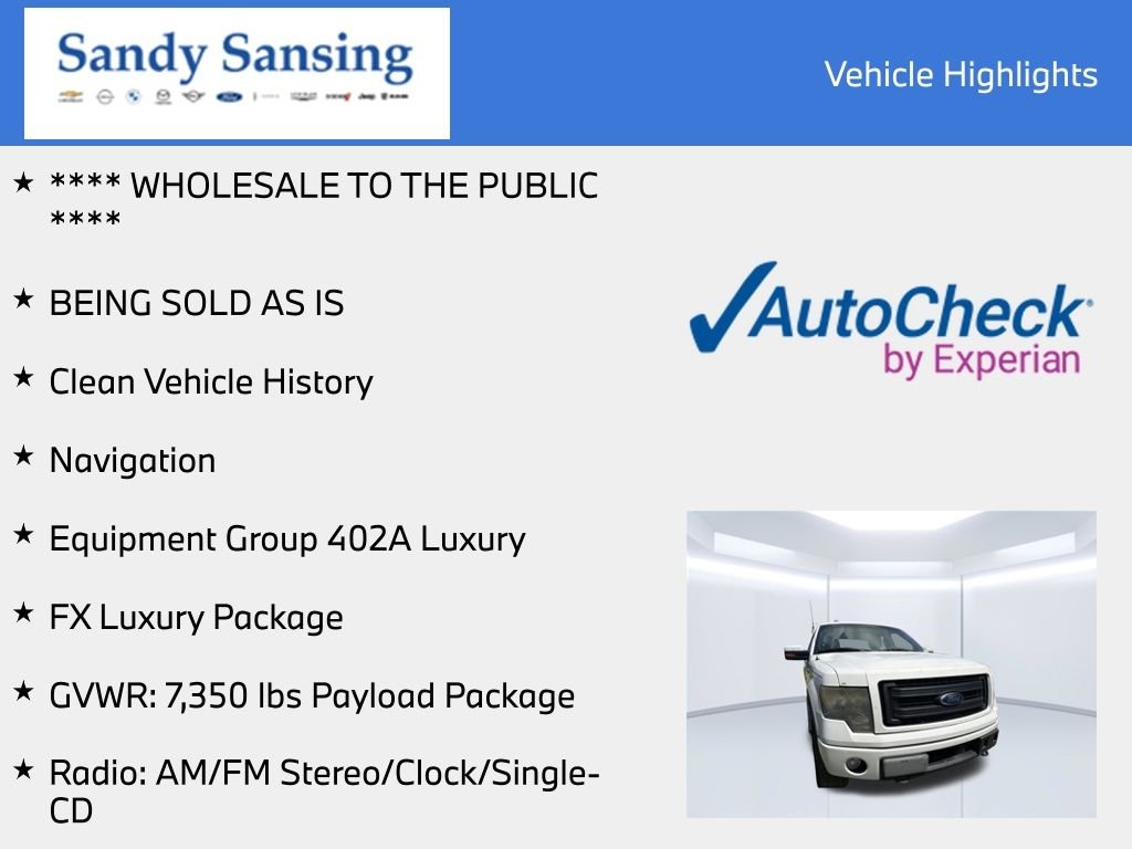 Used 2013 White Ford FX4 image 7
