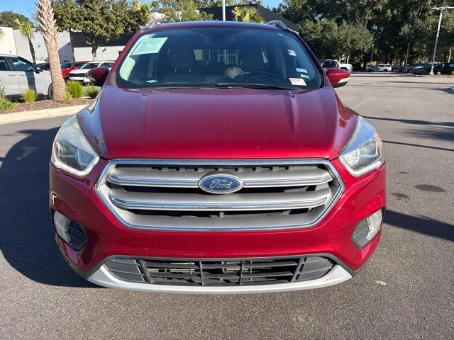 Used 2017 Red Ford Titanium image 1