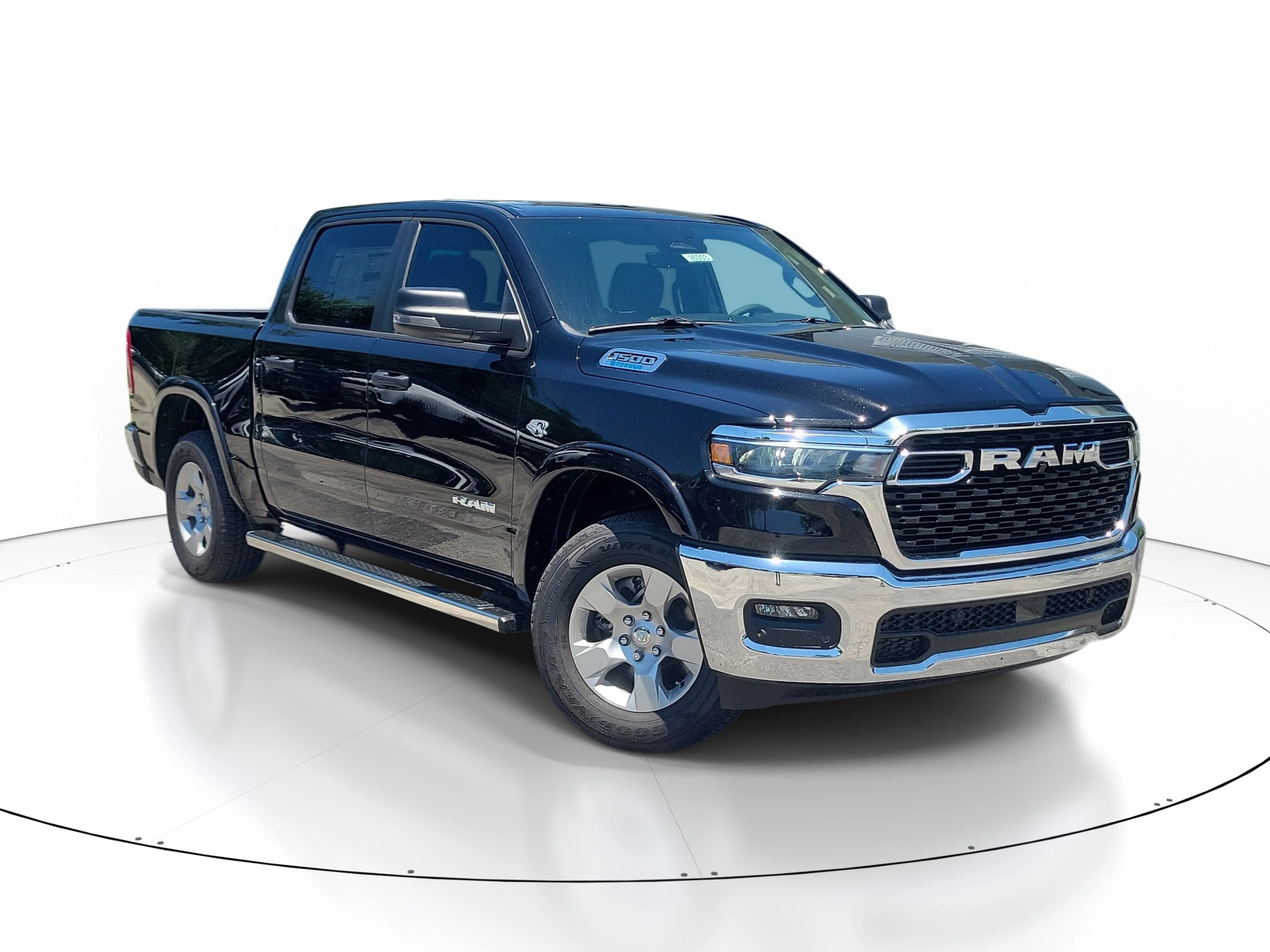 New 2026 Diamond Black Crystal Pearlcoat RAM Big Horn image 1