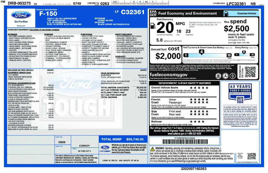 Used 2020 Silver Ford XLT image 21