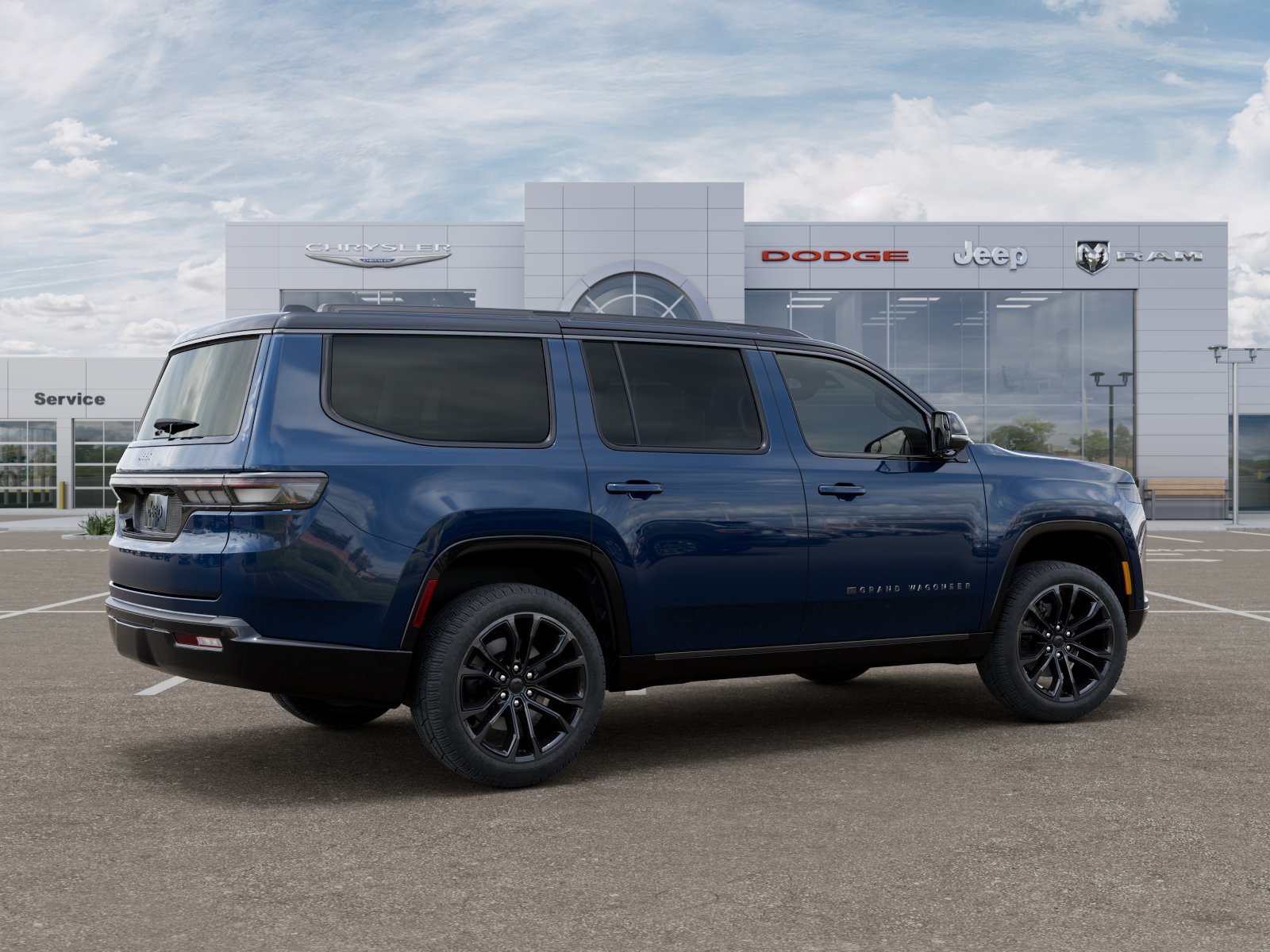 New 2026 Fathom Blue Pearlcoat Jeep Summit Obsidian image 30