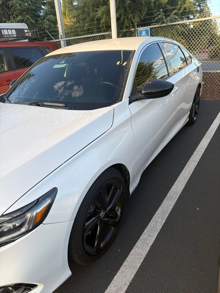 Certified Used 2021 Platinum White Pearl Honda Sport image 5