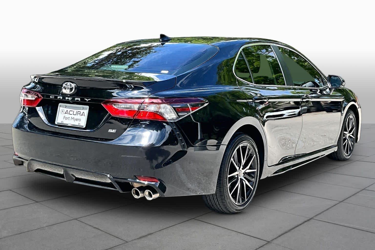 Used 2024 Midnight Black Metallic Toyota SE image 13