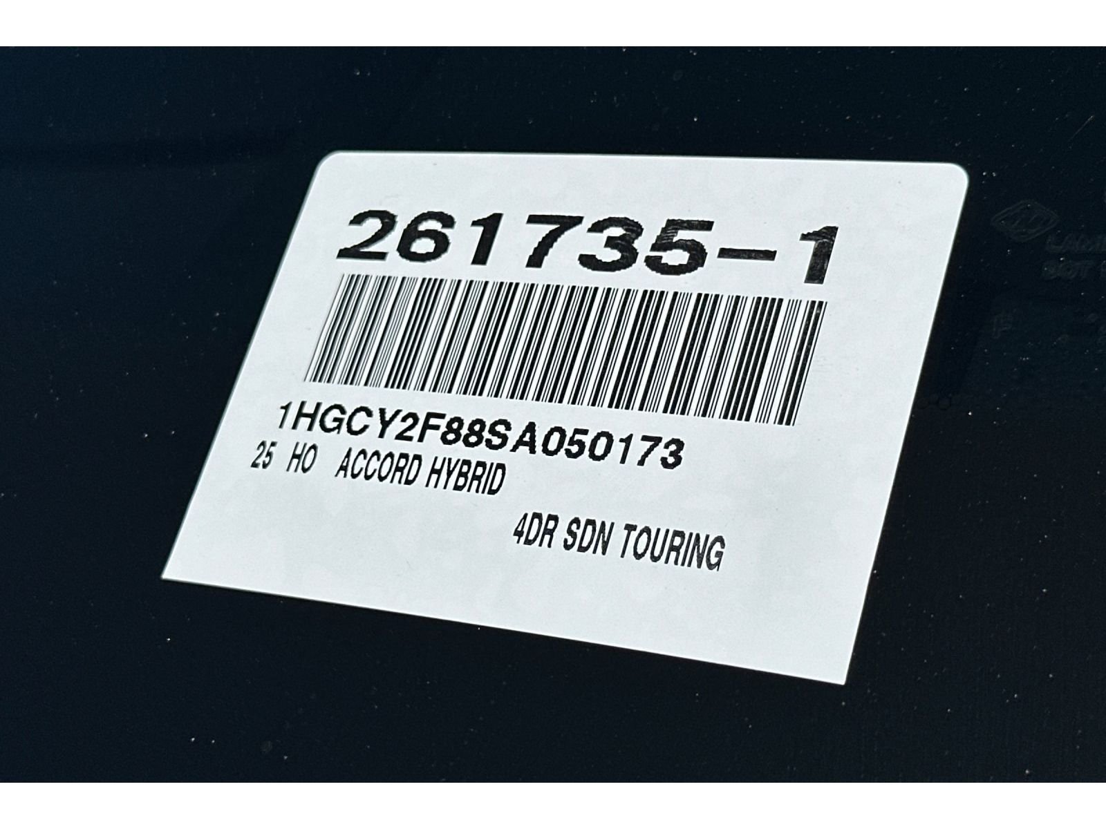 Pre-Owned 2025 Honda Accord Hybrid Touring Sedan in Corona #261735