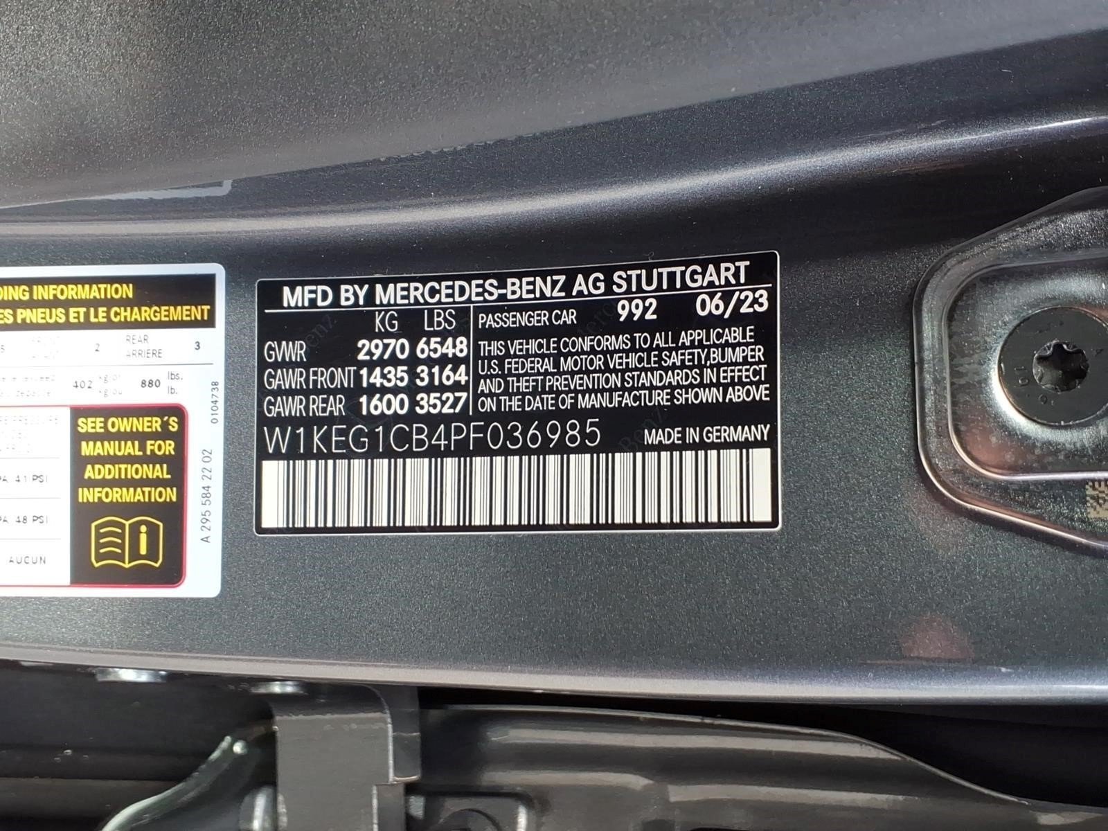 Certified Used 2023 Selenite Grey Metallic Mercedes-Benz EQE 350 4MATIC®+ Sedan image 30