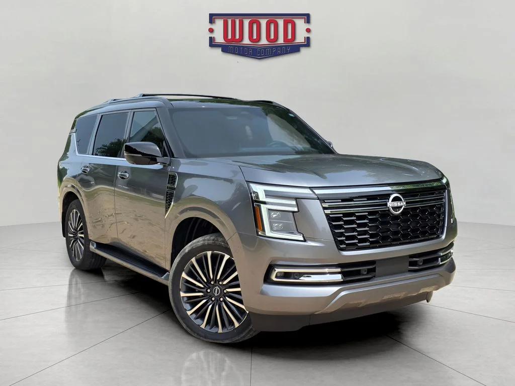 Used 2025 Gun Metallic Super Black Nissan Platinum Reserve image 1