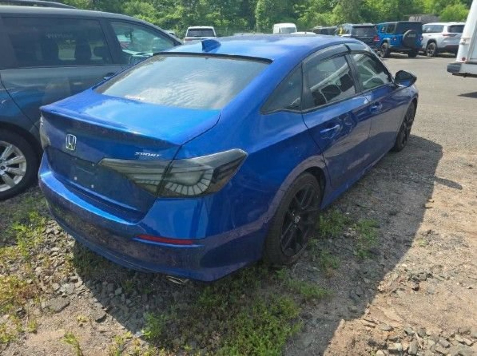 Certified Used 2022 Aegean Blue Metallic Honda Sport image 3