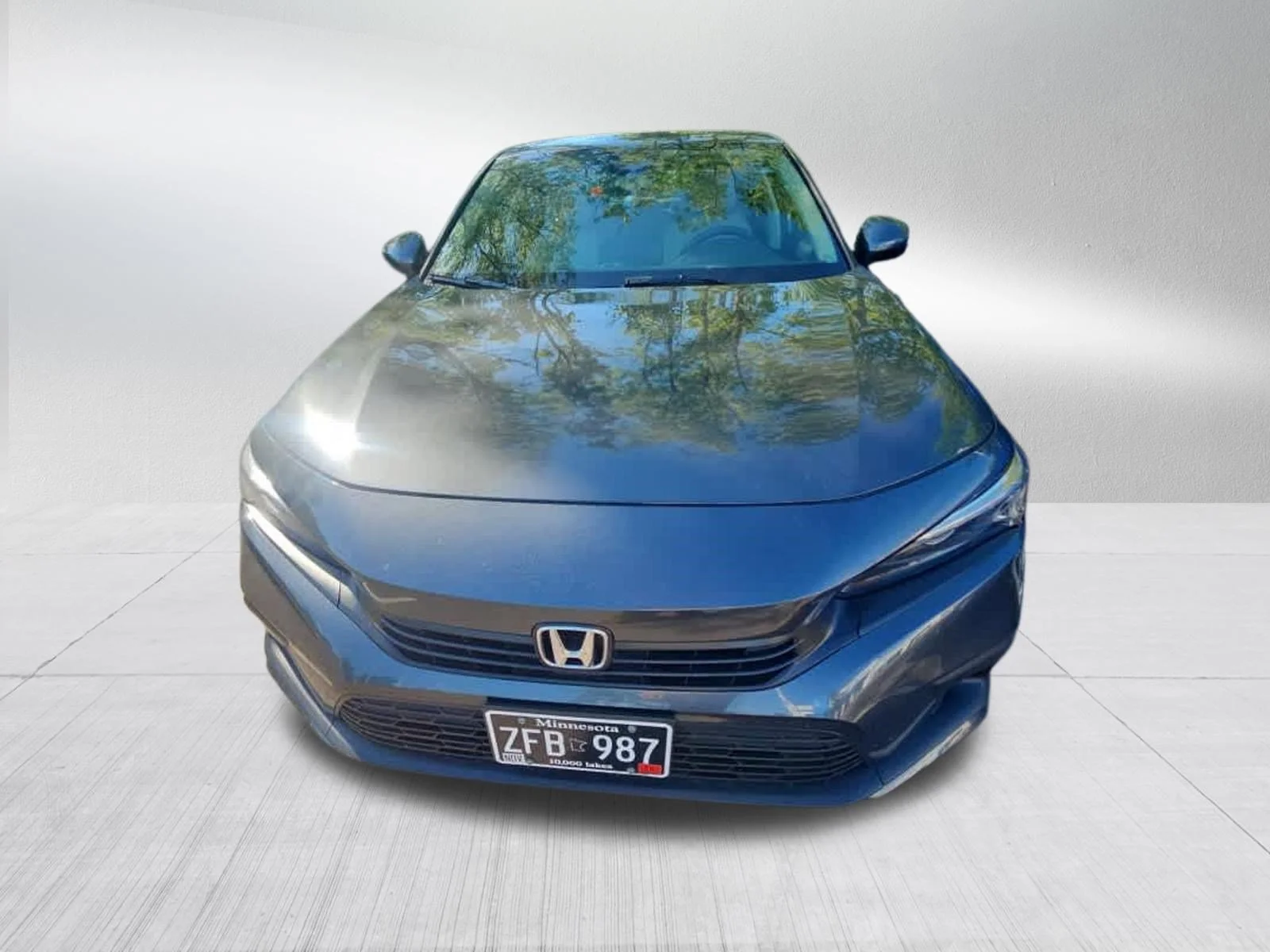 Certified Used 2024 Meteorite Gray Metallic Honda EX image 2