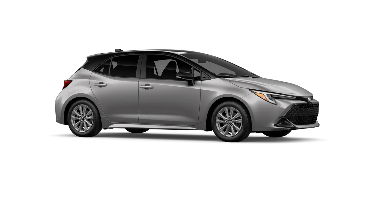 New 2027 Classic Silver Metallic with Black roof Toyota SE image 46