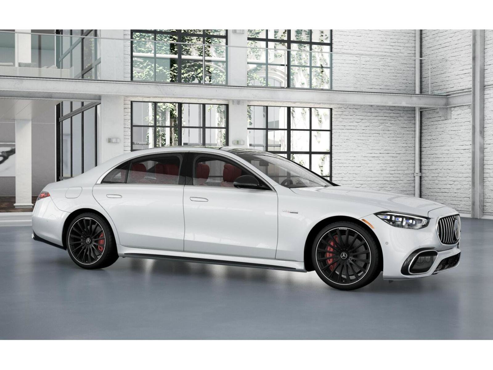 New 2026 MANUFAKTUR Moonlight White Metallic Mercedes-Benz S 63 E AMG® image 59