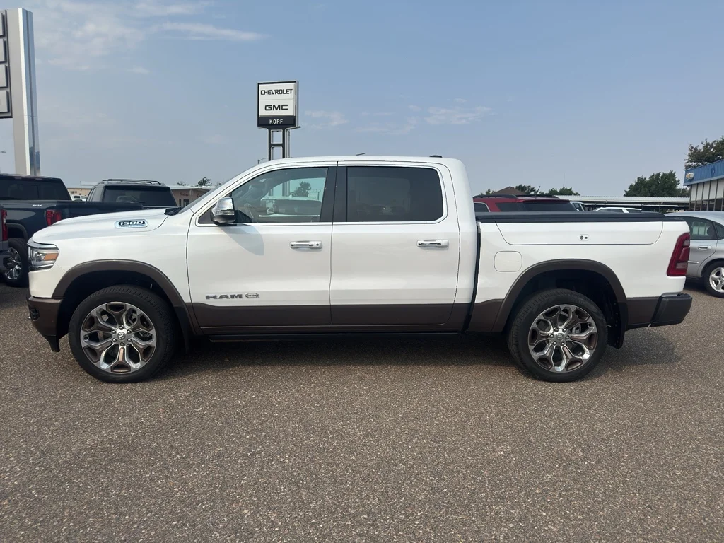 Used 2022 Ivory White Tri-Coat Pearlcoat Ram Longhorn image 1