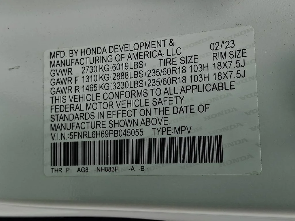 Used 2023 White Honda EX-L image 28