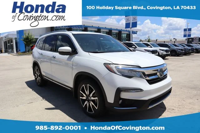 Certified Used 2021 Platinum White Pearl Honda 2WD Touring image 1
