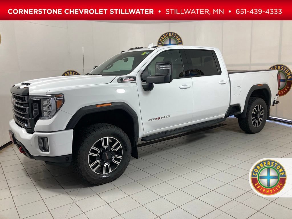 Used 2021 SUMMIT WHITE GMC AT4 image 1