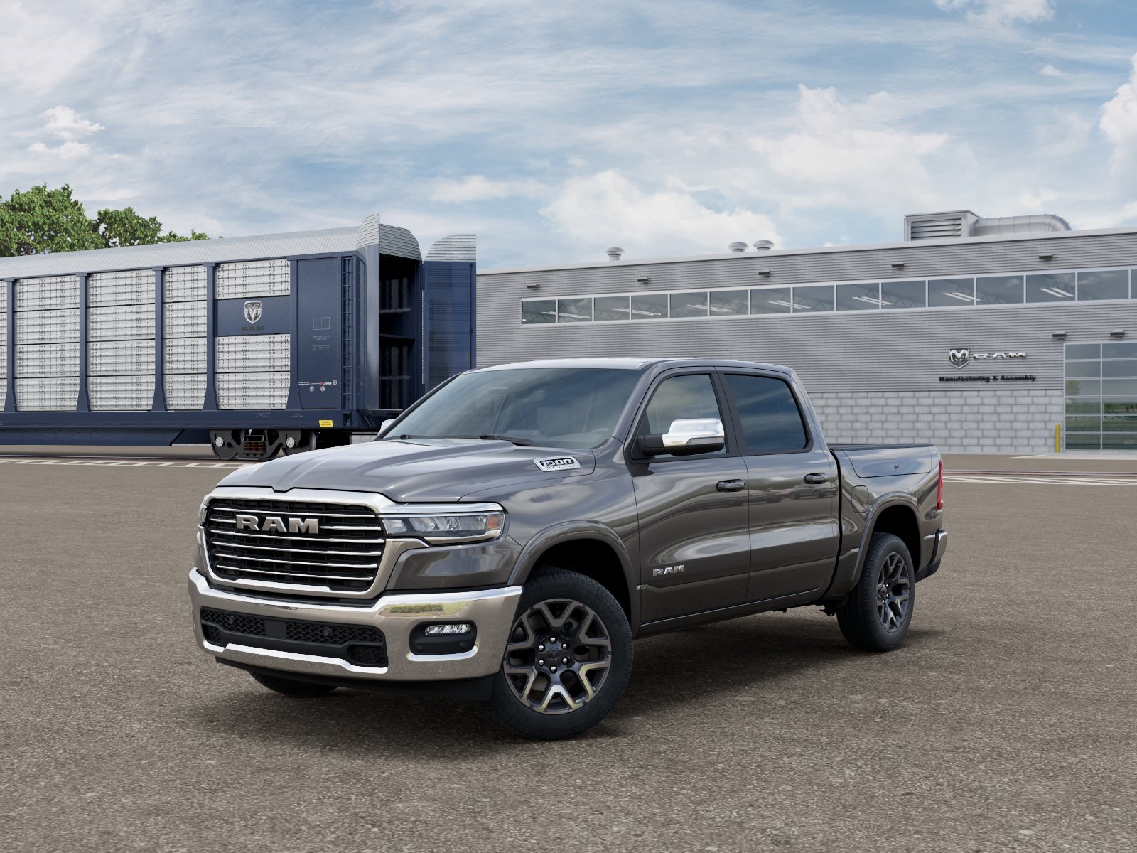 New 2026 Granite Crystal Metallic Clear-Coat Exterior Paint RAM Laramie image 27