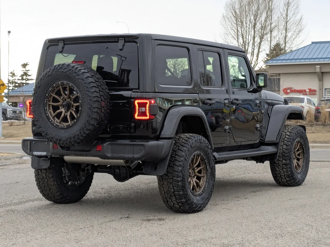 New 2026 Black Jeep Sahara - - 4x4 - Fuel Rims - A/T Tires - 3 Lift & More! image 8