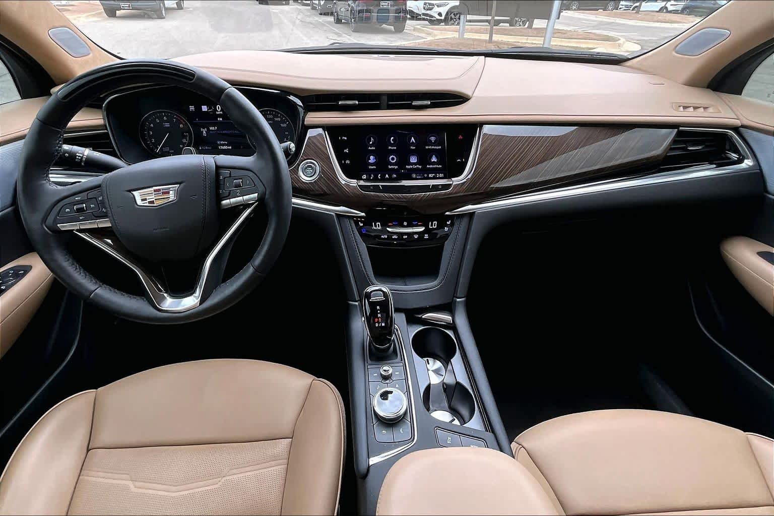 Used 2024 Crystal White Tricoat Cadillac AWD Premium Luxury image 16