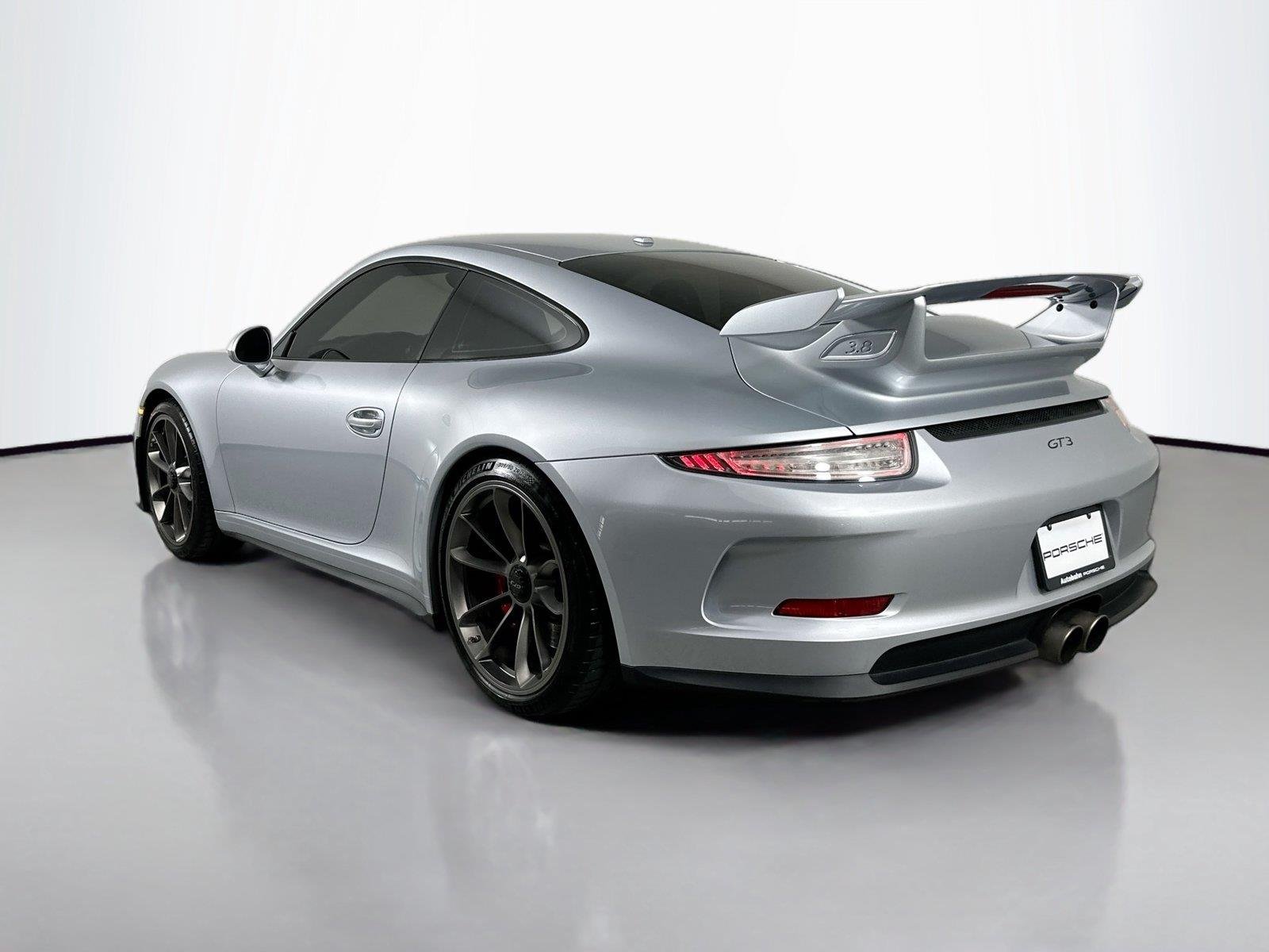 Certified Used 2015 Rhodium Silver Metallic Porsche GT3 image 3
