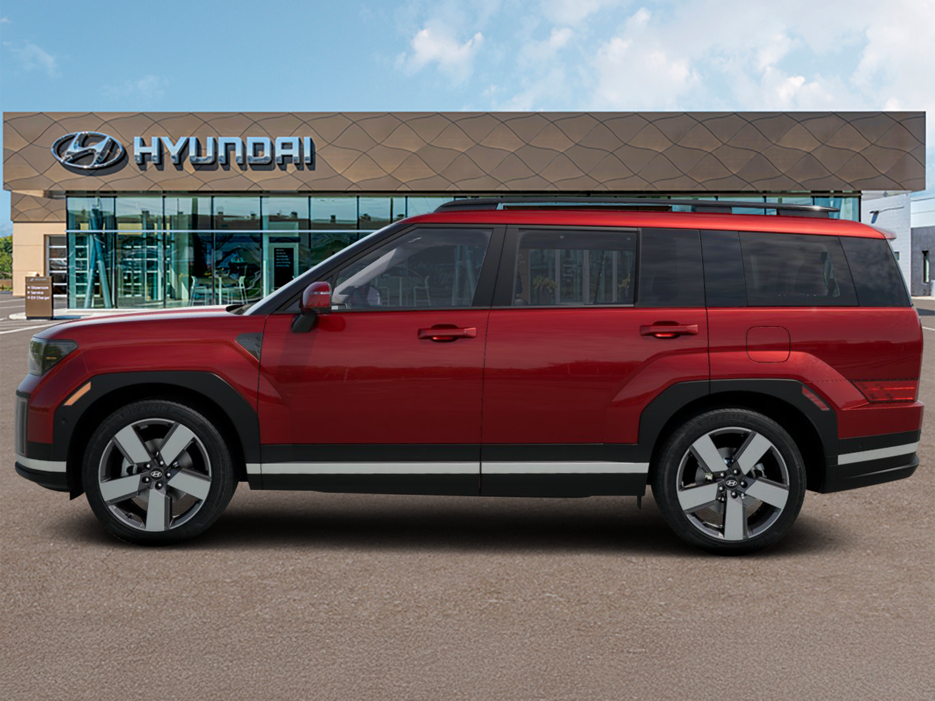 New 2026 Red Hyundai Limited AWD image 3