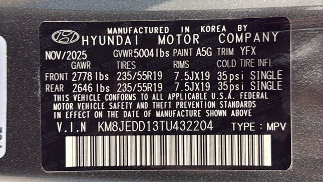 Used 2026 Amazon Gray Hyundai Limited image 29