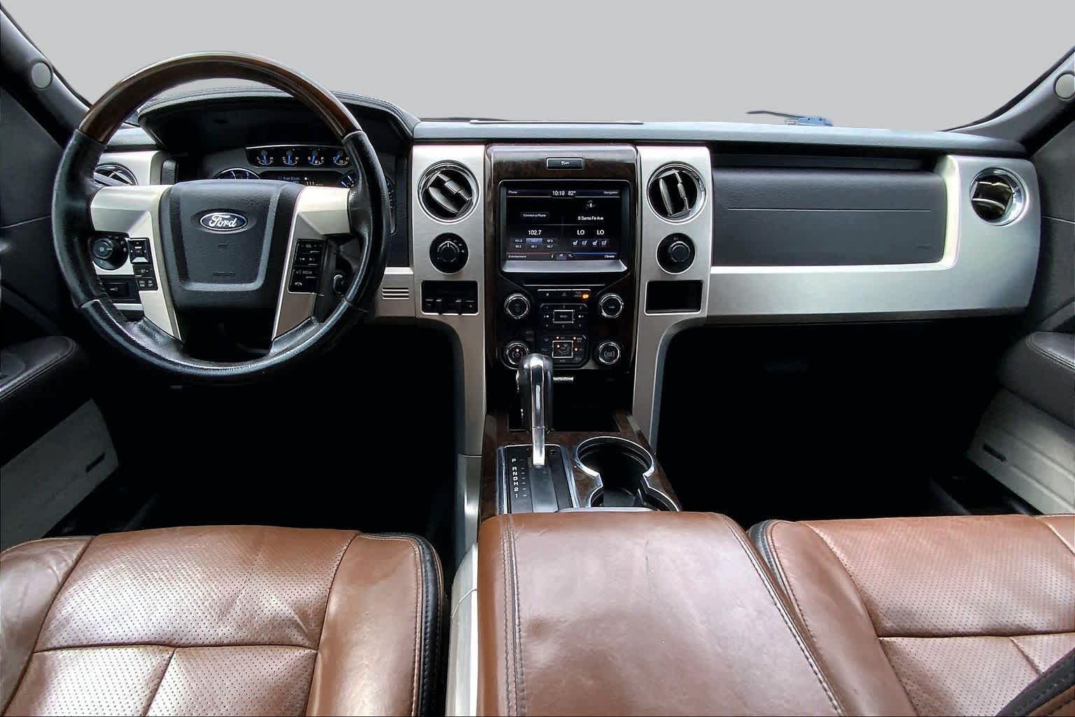 Used 2013 White Platinum Metallic Tri-Coat Ford Platinum image 15