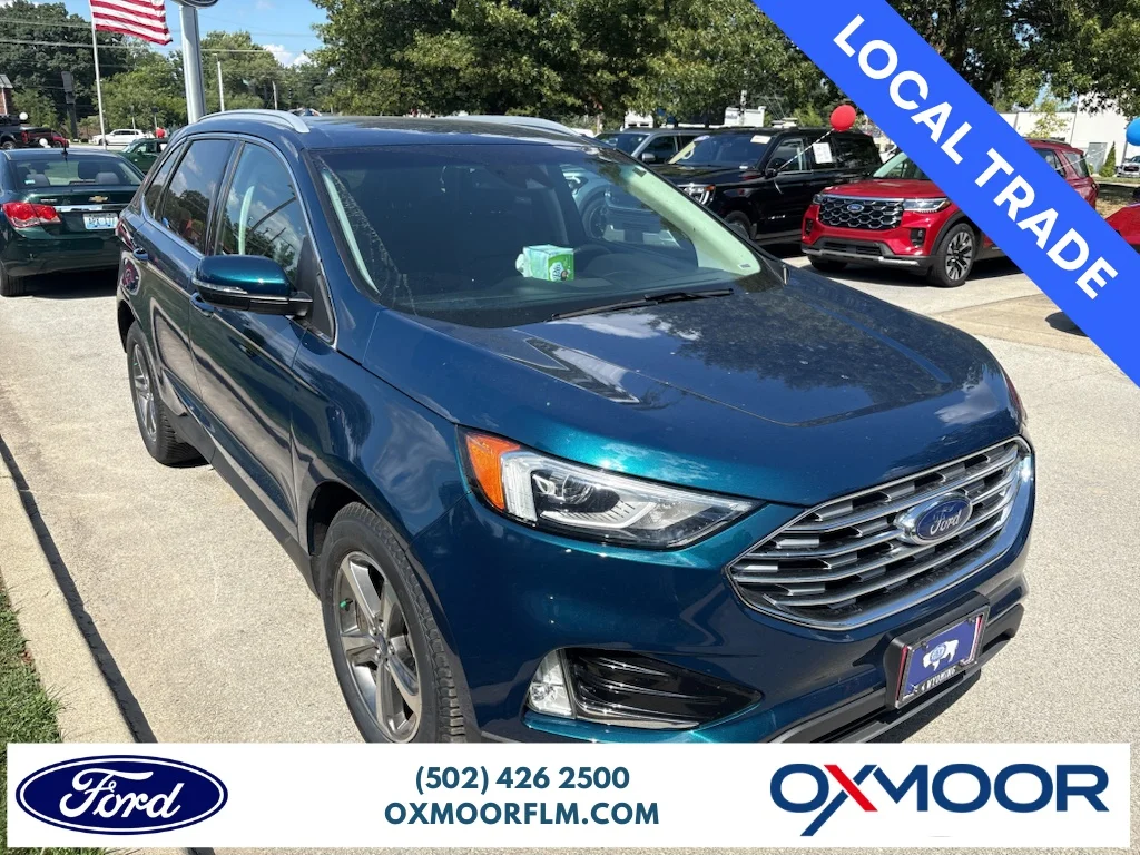 Used 2020 Dark Persian Green Metallic Ford SEL image 1