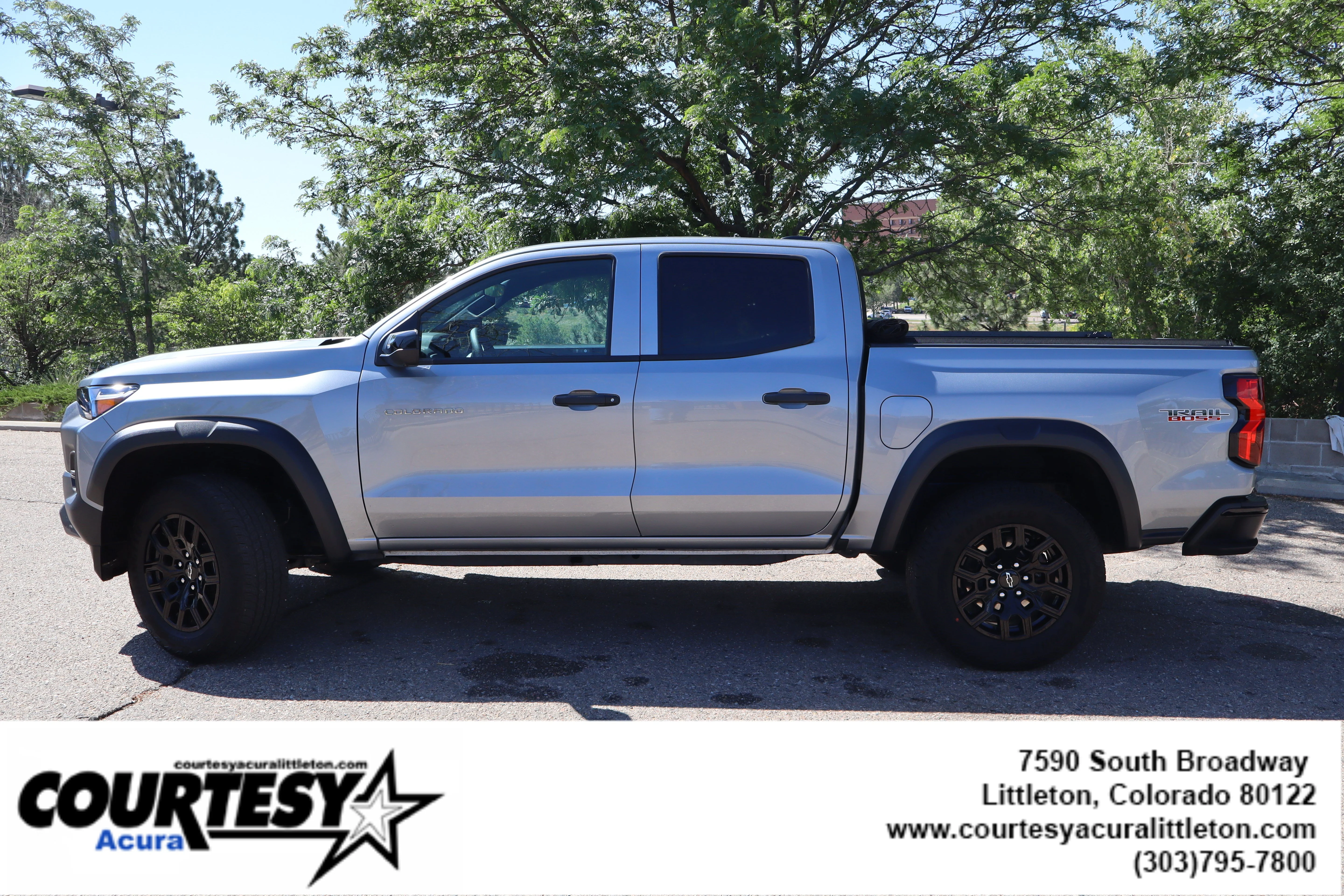 Used 2024 Sterling Gray Metallic Chevrolet 4WD Trail Boss image 3