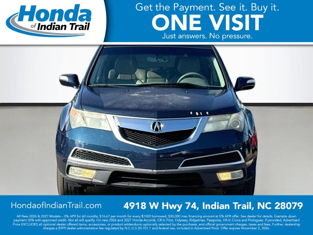 Used 2013 Acura MDX Base with VIN 2HNYD2H2XDH513244 for sale in Indian Trail, NC