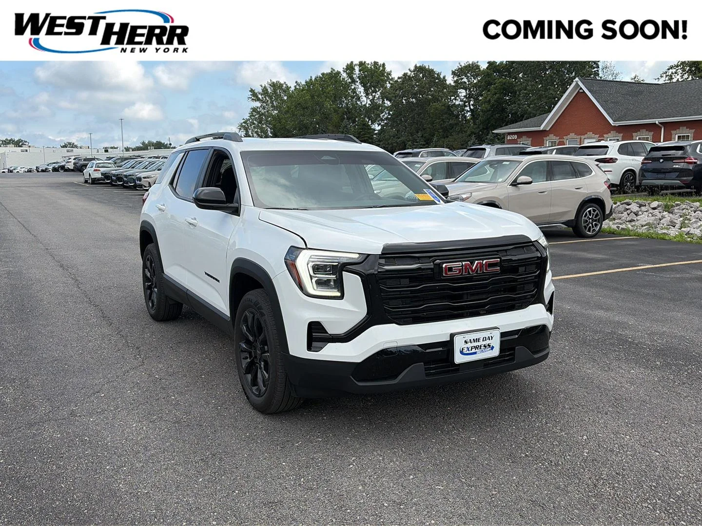 Used 2026 Summit White GMC AWD Elevation image 1