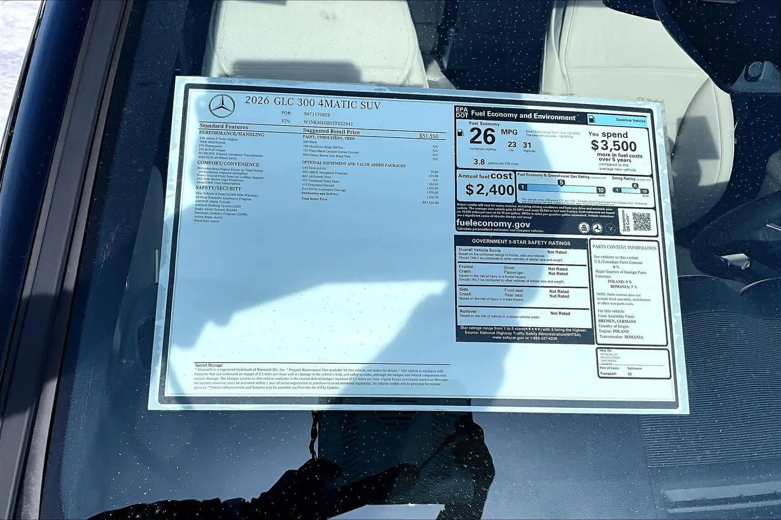 New 2026 040/Black Mercedes-Benz GLC 300 image 19