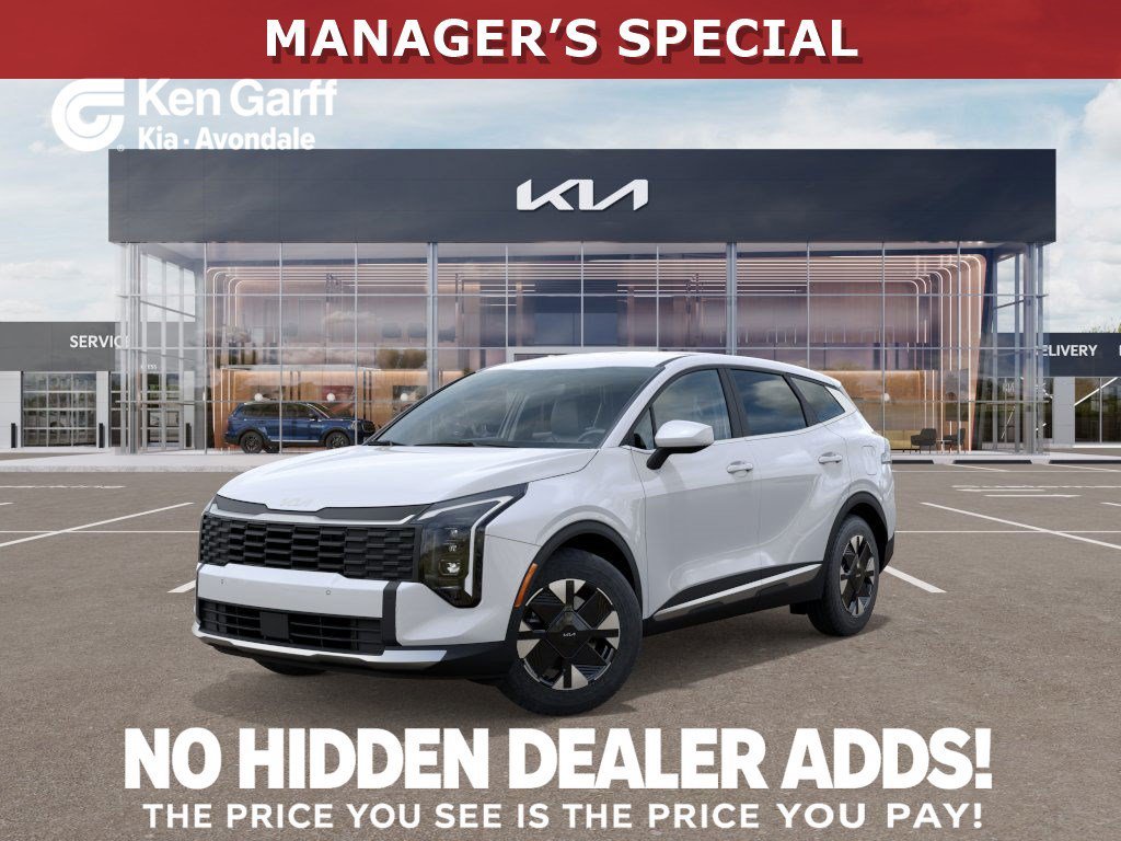 New 2026 Snow White Pearl Kia LX image 1