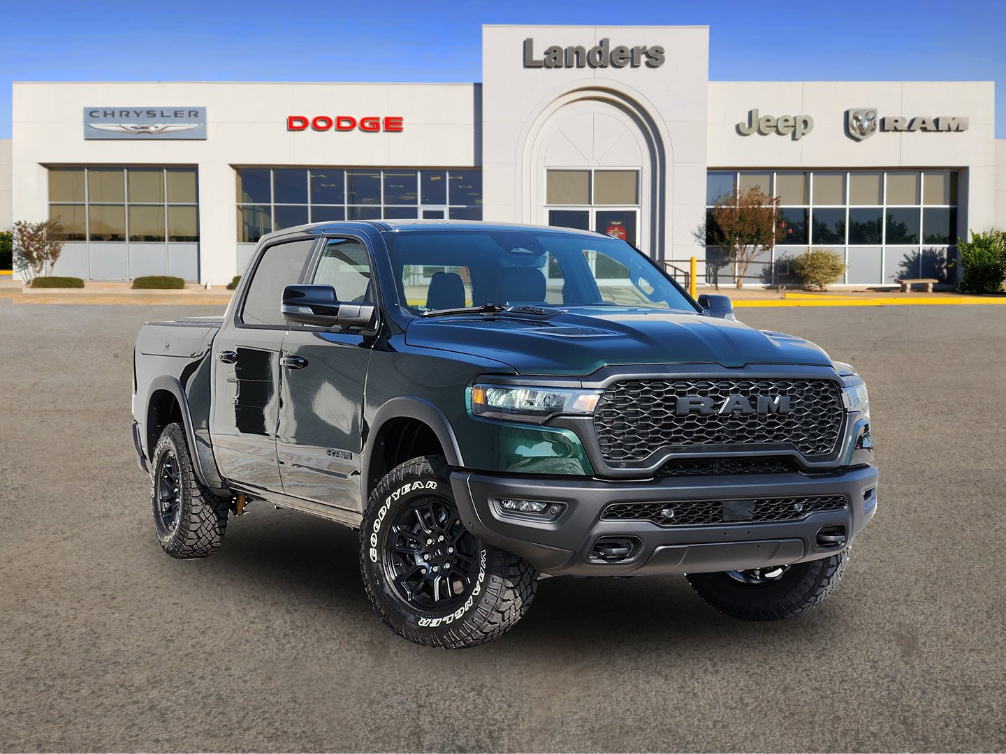 New 2026 Serrano-Green Metallic Exterior Paint RAM Rebel image 1