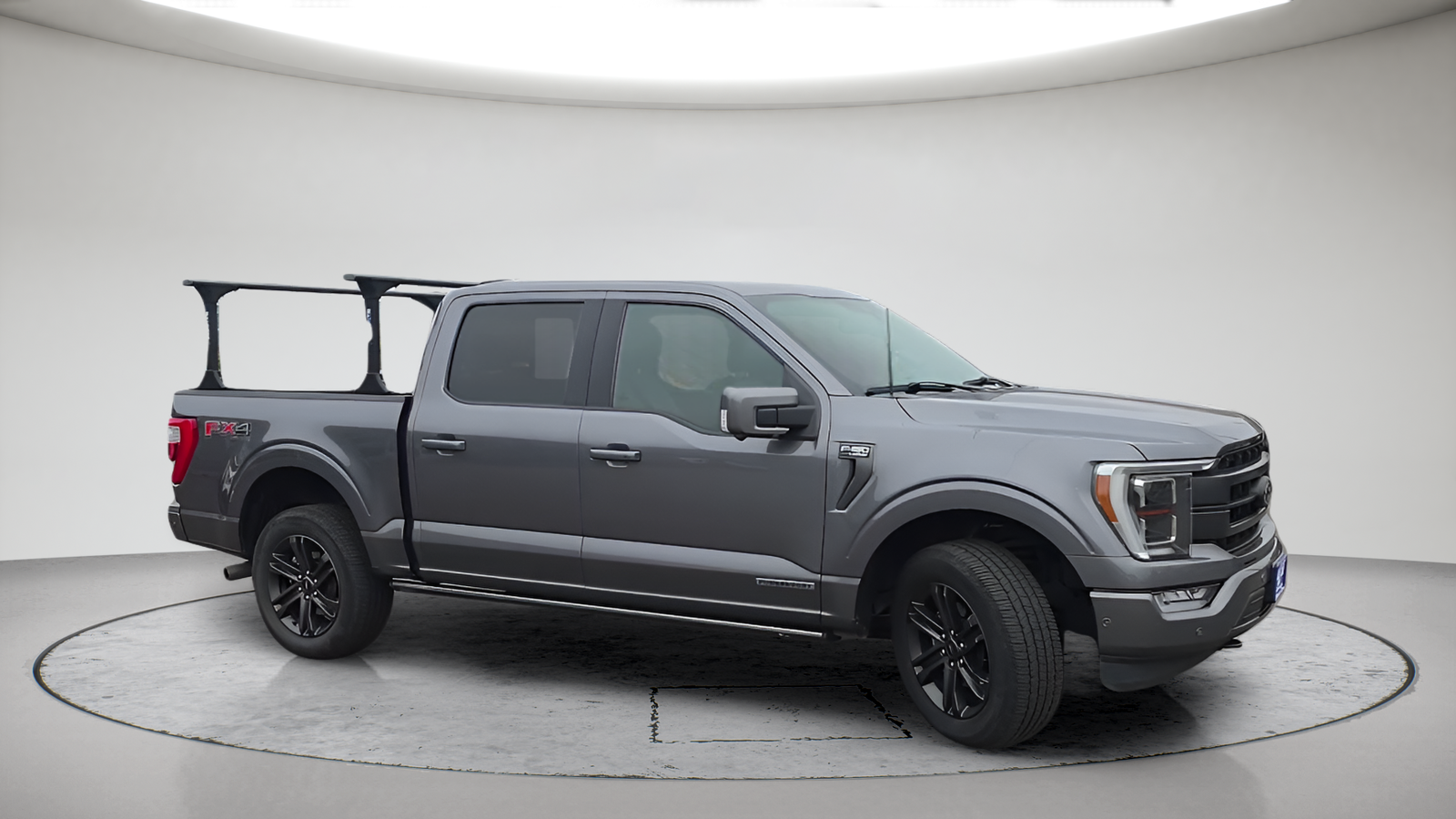 Used 2021 Carbonized Gray Metallic Ford Lariat image 4