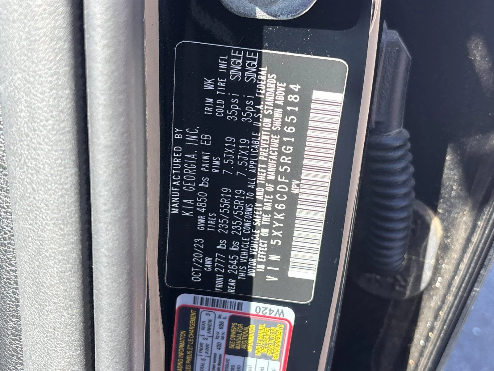 Used 2024 Ebony Black Kia X-Line image 11