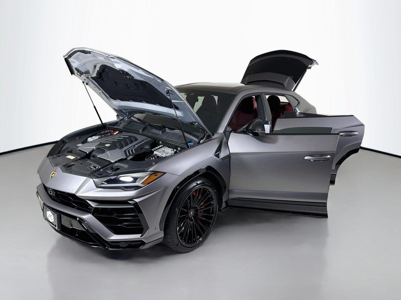 Used 2022 Grigio Nimbus Matt/Verde Scandal Lamborghini Graphite Capsule image 44