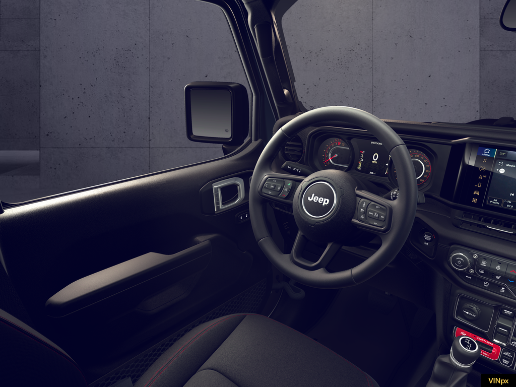 New 2026 Bright White Clear-Coat Exterior Paint Jeep Rubicon image 10