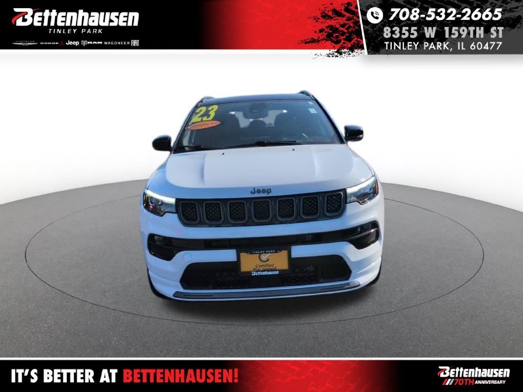 Certified Used 2023 Bright White Clearcoat Jeep High Altitude image 15