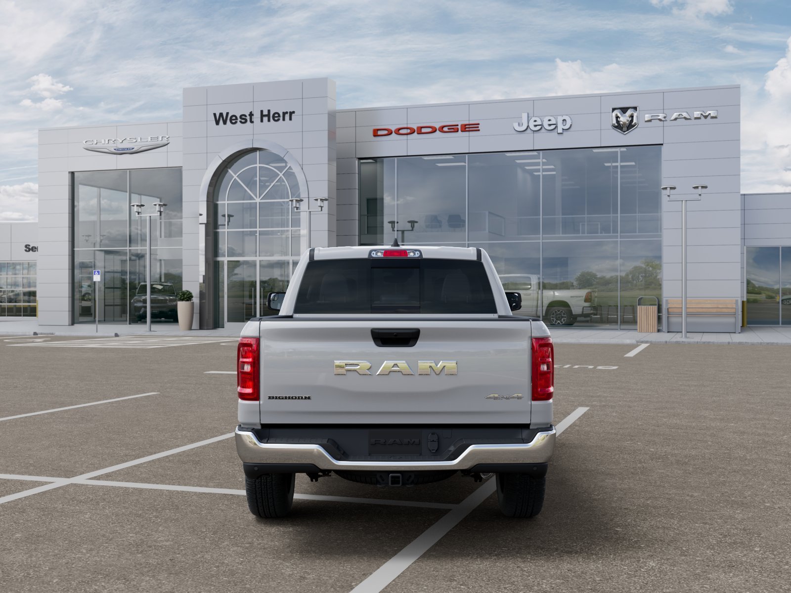New 2026 Bright White Clearcoat RAM RAM 1500 BIG HORN CREW CAB 4X4 image 33