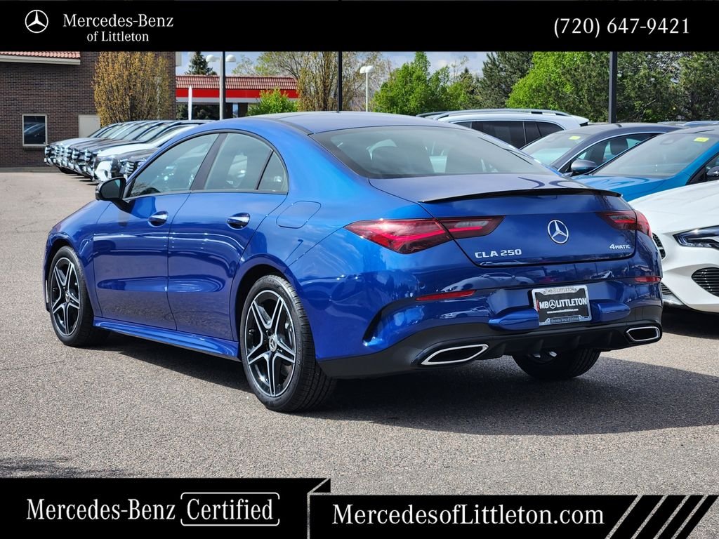 Certified Used 2025 Blue Mercedes-Benz CLA 250 image 5